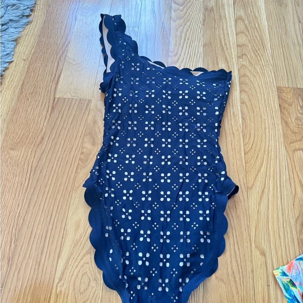 J Crew eyelet swimsuit - Picture 2 of 4